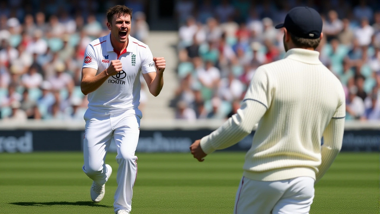 Matt Fisher Claims First Home Test Wicket at Kia Oval